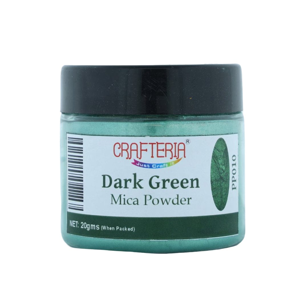 Dark Green Pearl Mica Powder 20 Gram