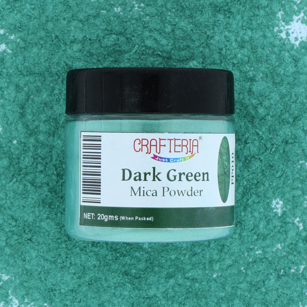 Dark Green Pearl Mica Powder 20 Gram