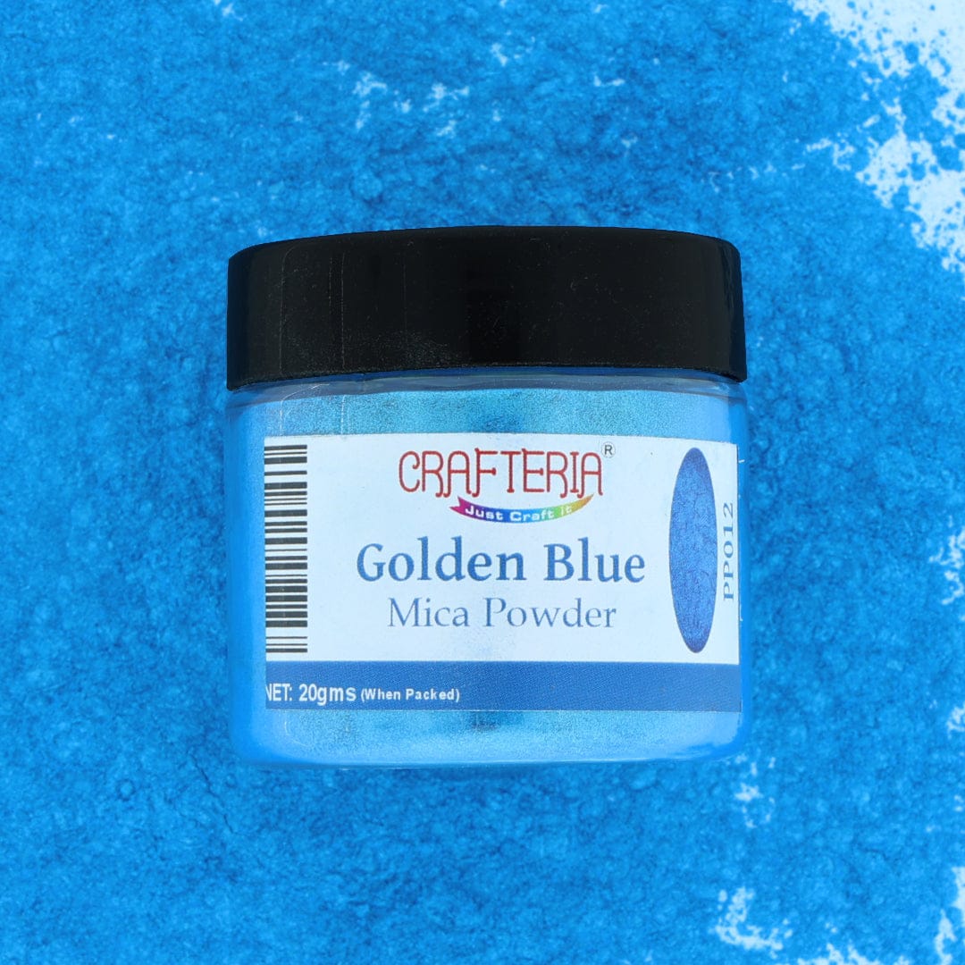 Golden Blue Green Pearl Mica Powder 20 Gram