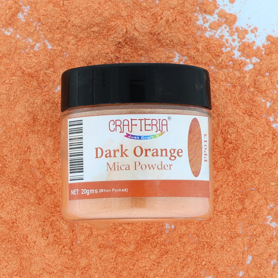 Dark Orange Pearl Mica Powder 20 Gram