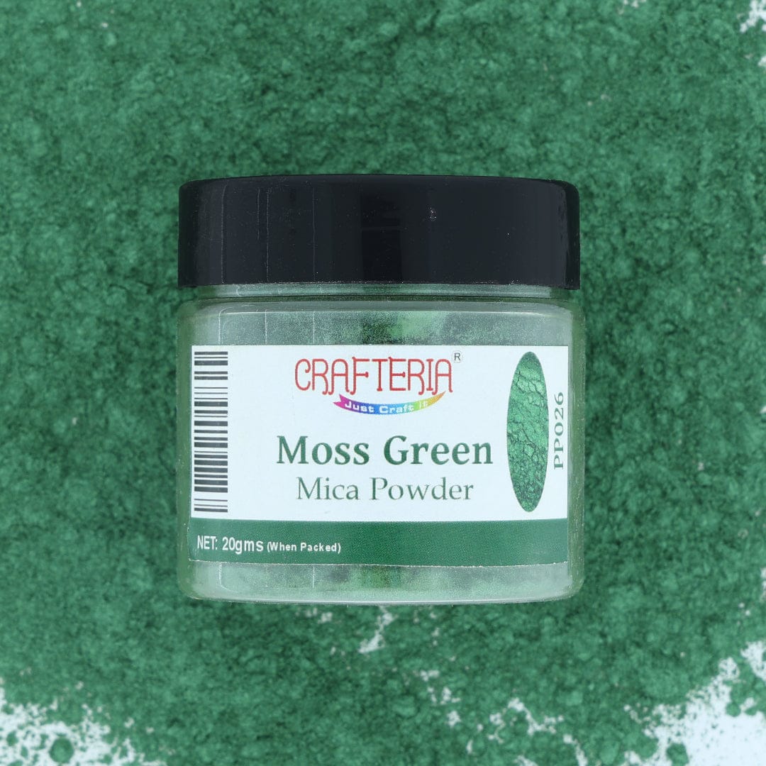 Moss Green Pearl Mica Powder 20 Gram
