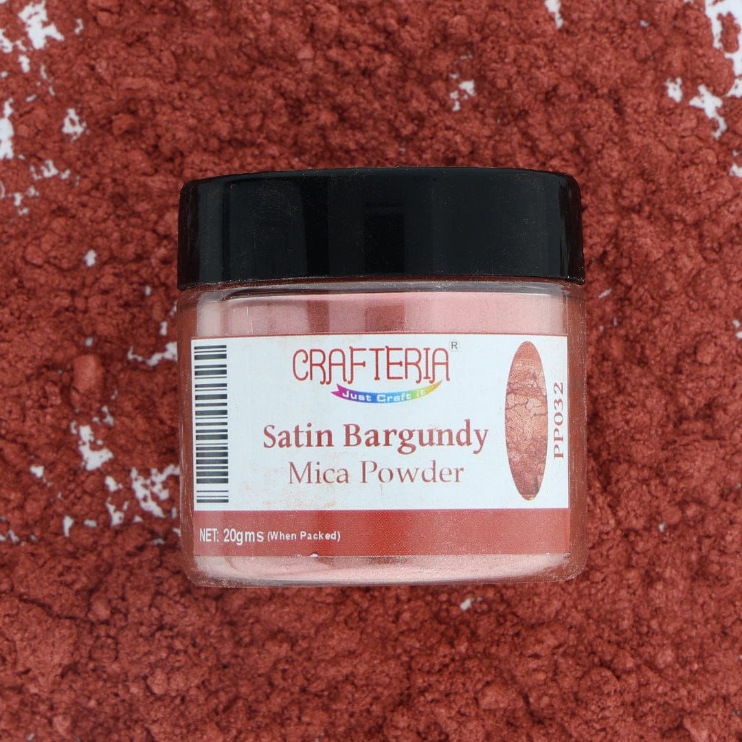 Satin Bargundy Pearl Mica Powder 20 Gram