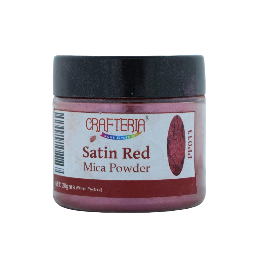 Satin Red Pearl Mica Powder 20 Gram