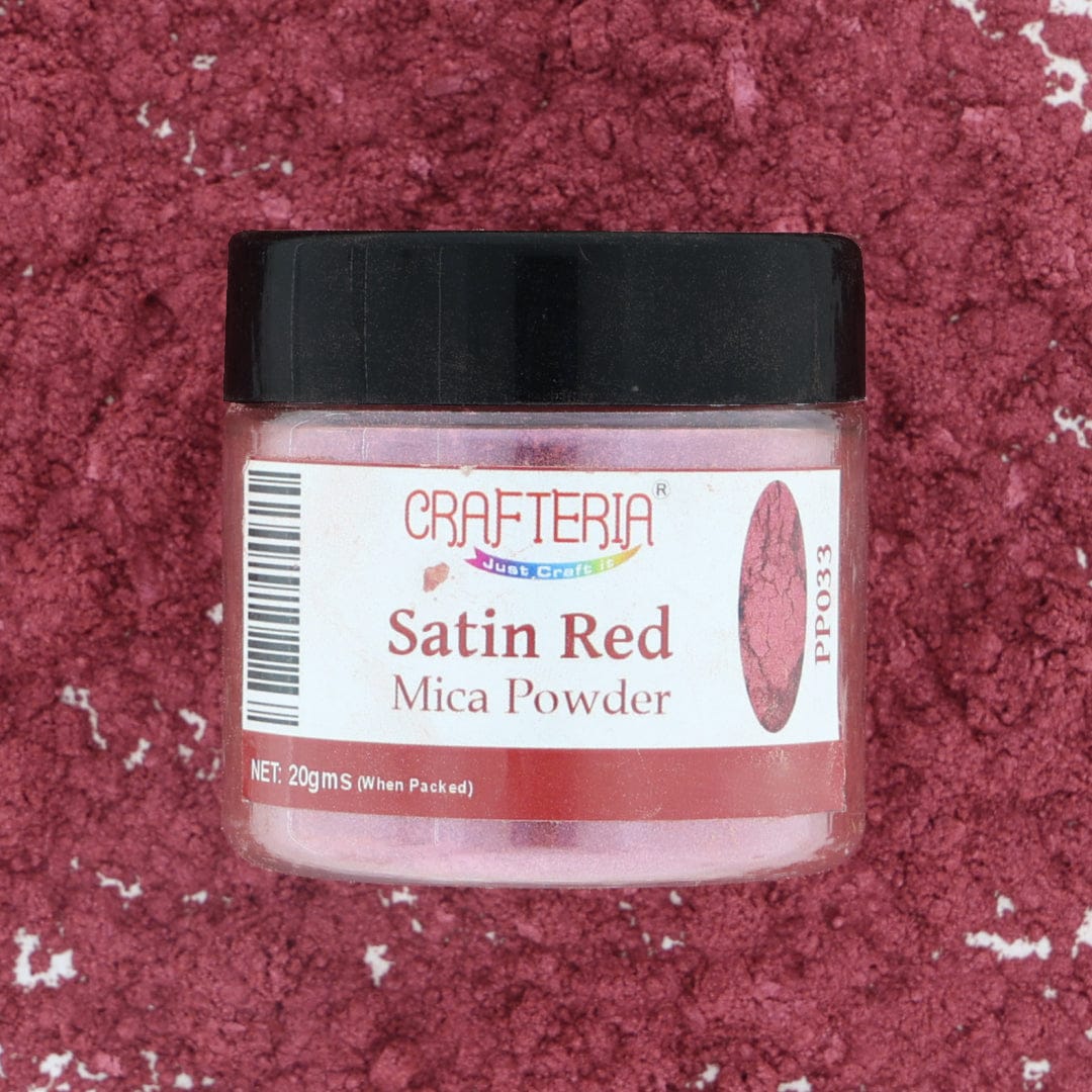 Satin Red Pearl Mica Powder 20 Gram