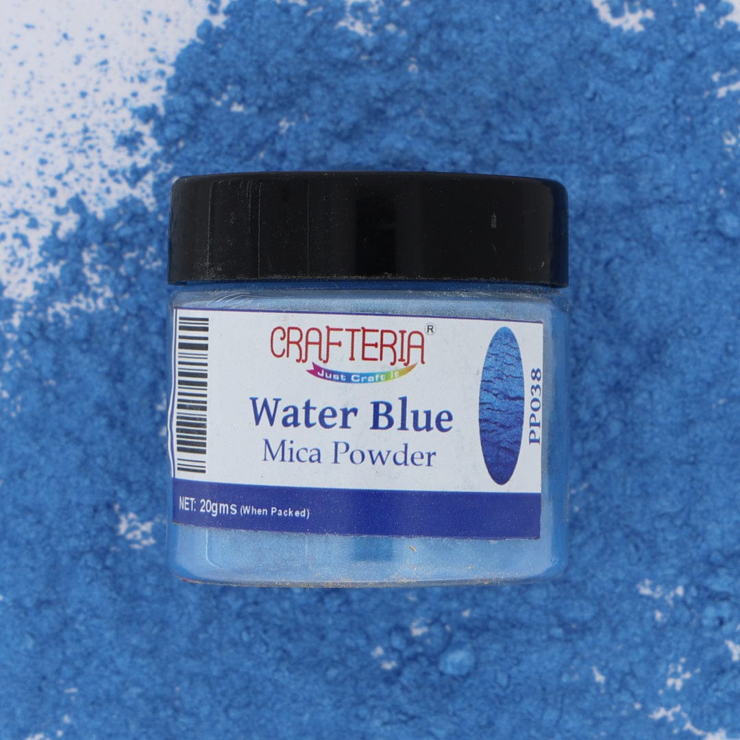Water Blue Pearl Mica Powder 20 Gram