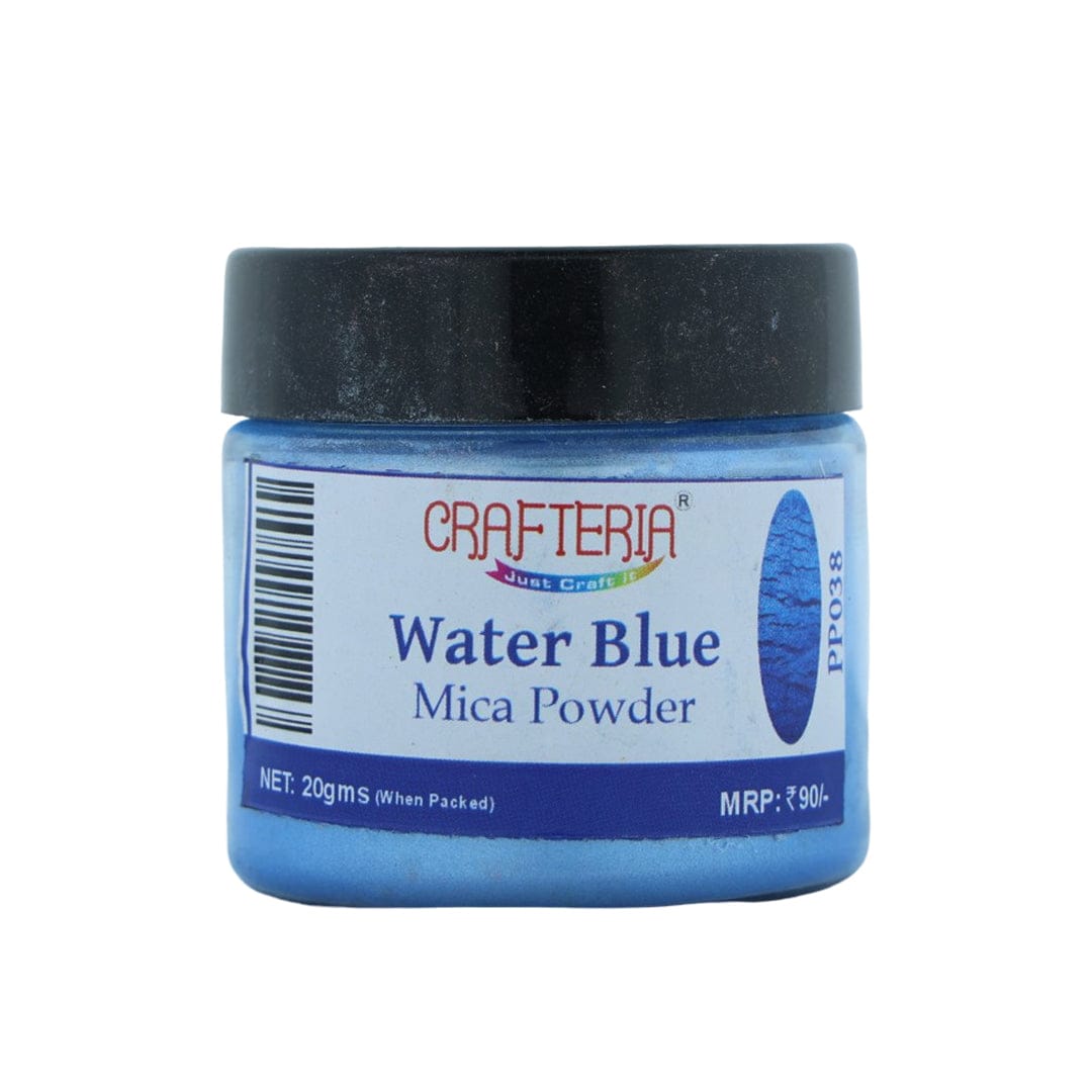 Water Blue Pearl Mica Powder 20 Gram