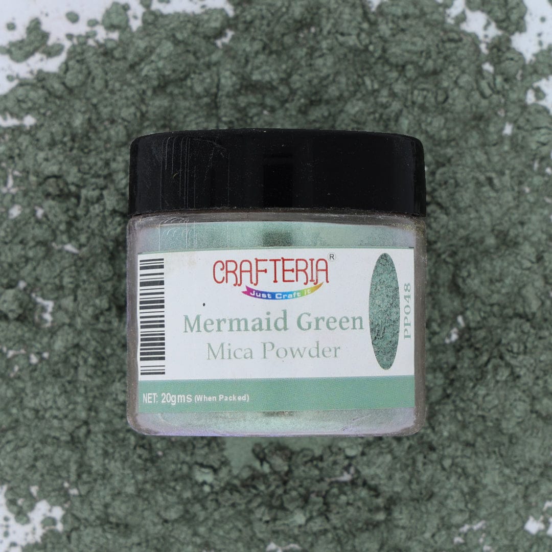 Mermaid Green Pearl Mica Powder 20 Gram