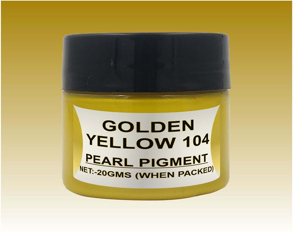 Golden Yellow Pearl Resin Paste Pigment 20 Gram