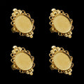 Gold Ring Bezels