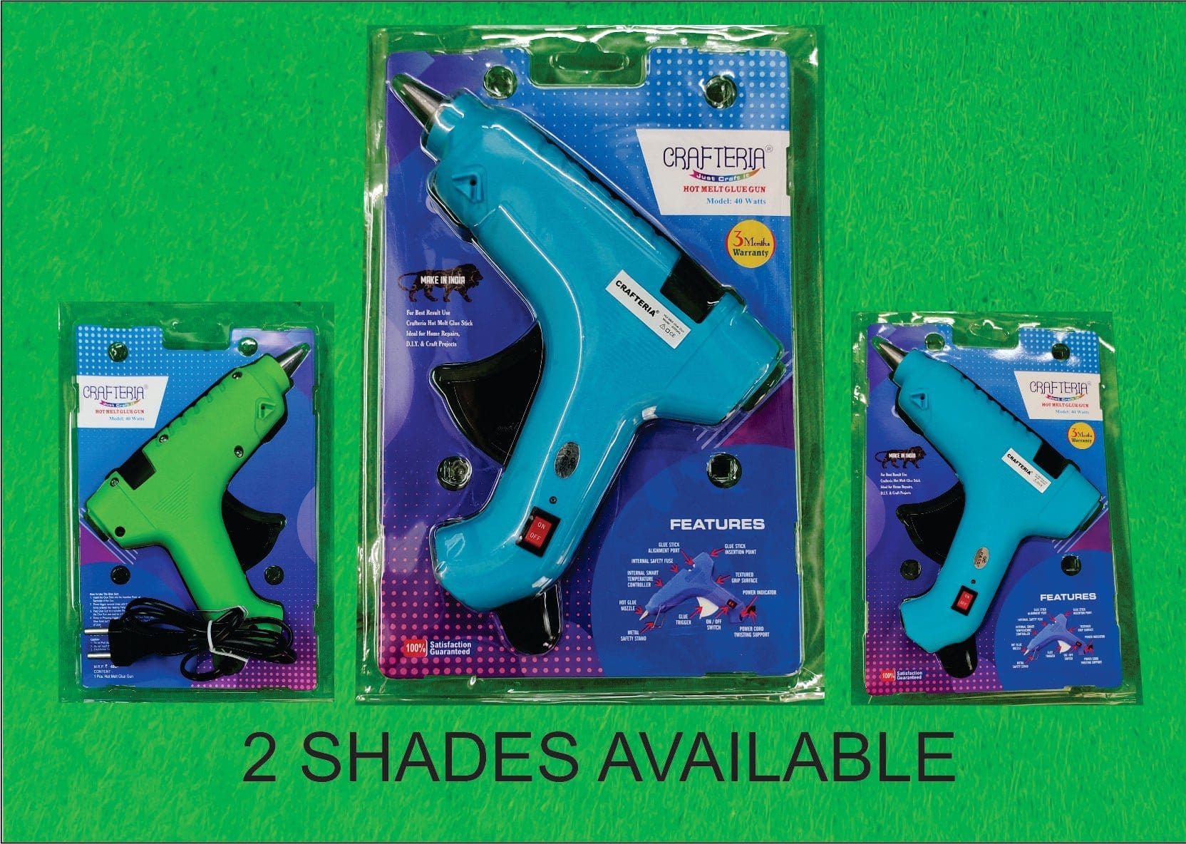 Glue Gun 40W Colour With On/Off Button And Indicator