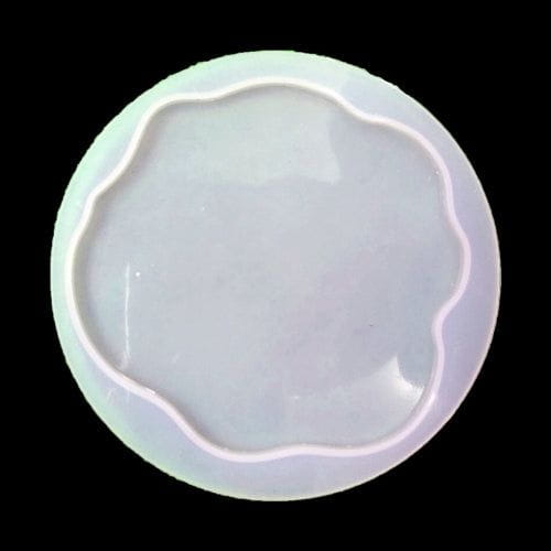 4" Uneven Round Coaster Mould