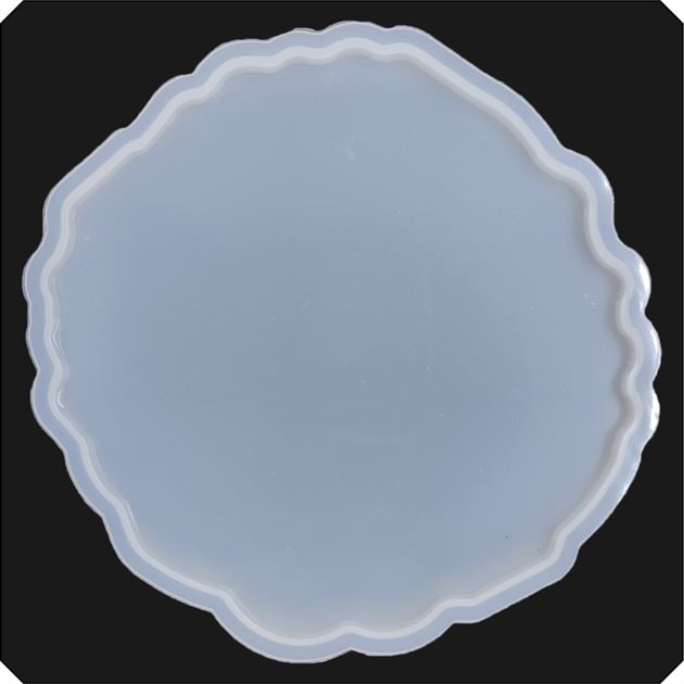 4.6" Round Agate Coaster Mould