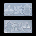 3 Cavity Diwali Mould (Kalash,Swastik,Deep)