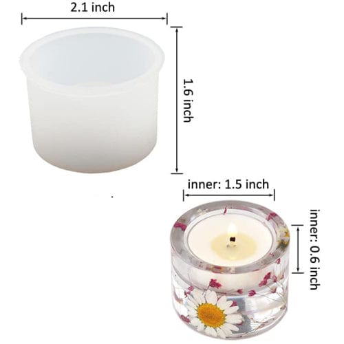 Round Tea Light Candle Holder Mould