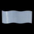 Long Wavy Platter Base Mould