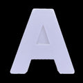 4"  Monogram Abcd  Alphabet Single Mould