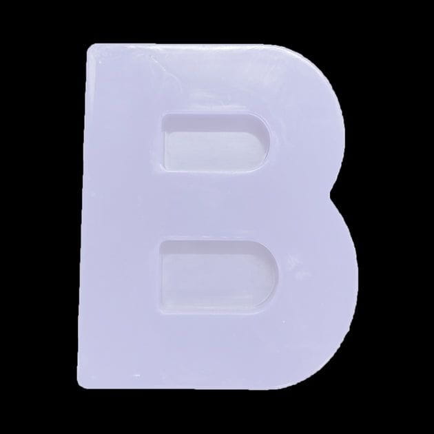 4"  Monogram Abcd  Alphabet Single Mould