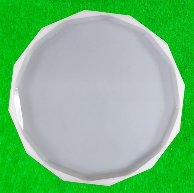 14" Round Diamond Cut Tray Mould (17Mm Deep)