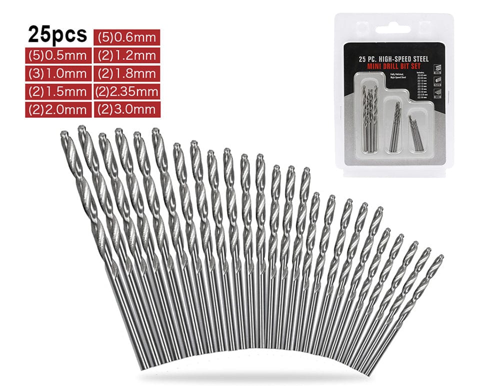 High-Speed Steel Mini Drill Bit Set