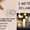Wine Bottle Cock Lights 2mtrs
