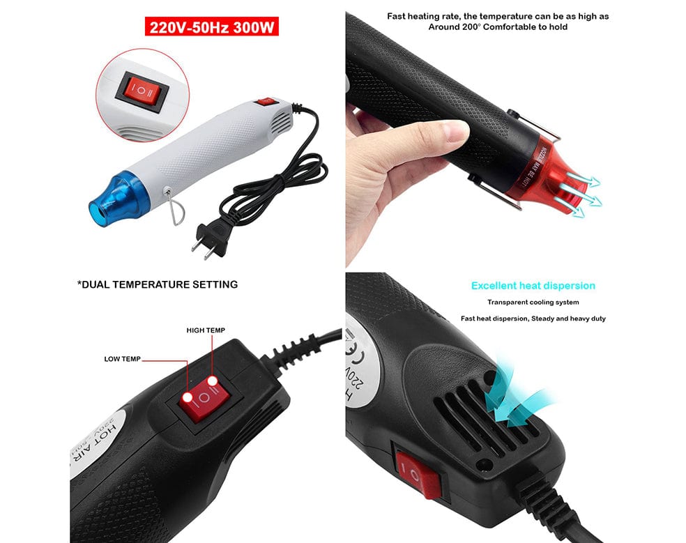 Hot Air Gun 2.0 with 2 Speed Switch