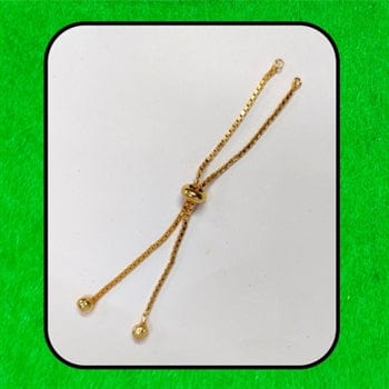 Gold Rakhi & Bracelet Chain With Lock