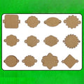 Mdf Rakhi Base (24Pcs/Pkt)