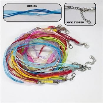 Organza Necklace Rope With Hook