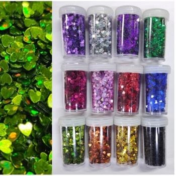 Glitters Holographic Heart Design