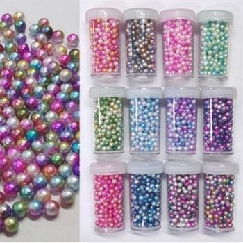 Shaded Round Beads Without Hole