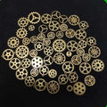 Bright Gold Metal Charms Wheel (100Gms)