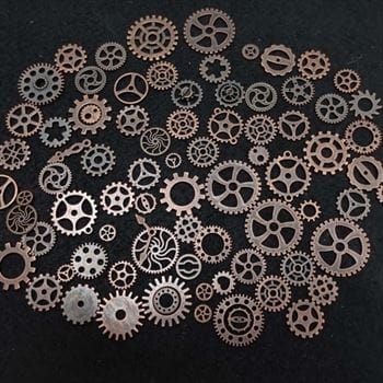 Antique R.Gold Metal Charms Wheel (100Gms)