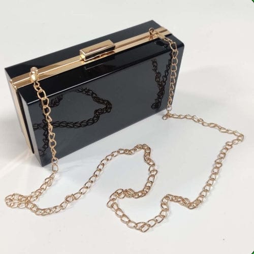 Clutch With Frame & Chain (Black Frame)