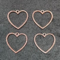 Heart Dotted R.Gold 4 In 1 Bezels