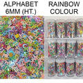 Glitters Rainbow Small Alphabet Design