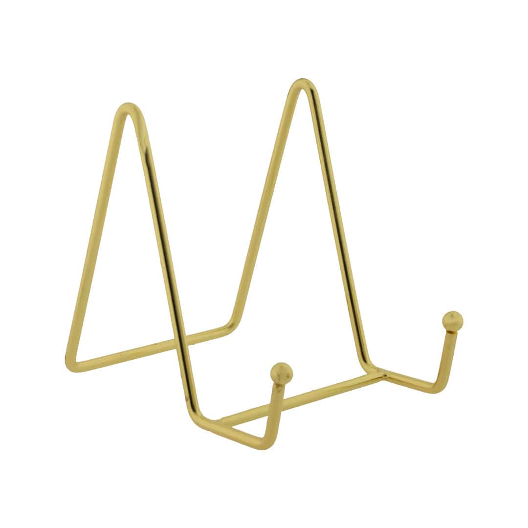 4" Gold Metal Stand