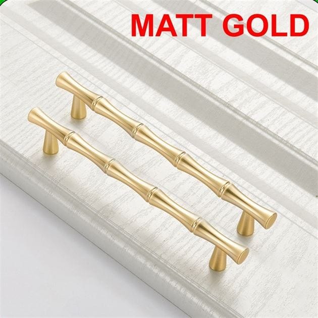 Gold 6" Bamboo Metal Handle