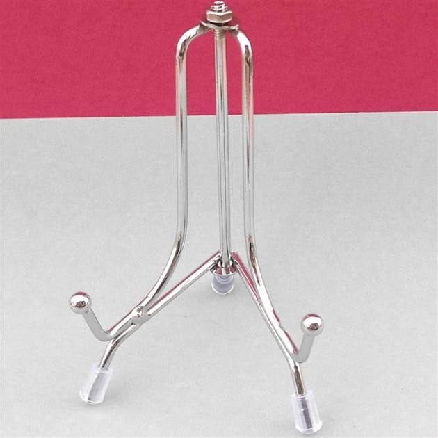 Folding Electro Plated Metal Stand