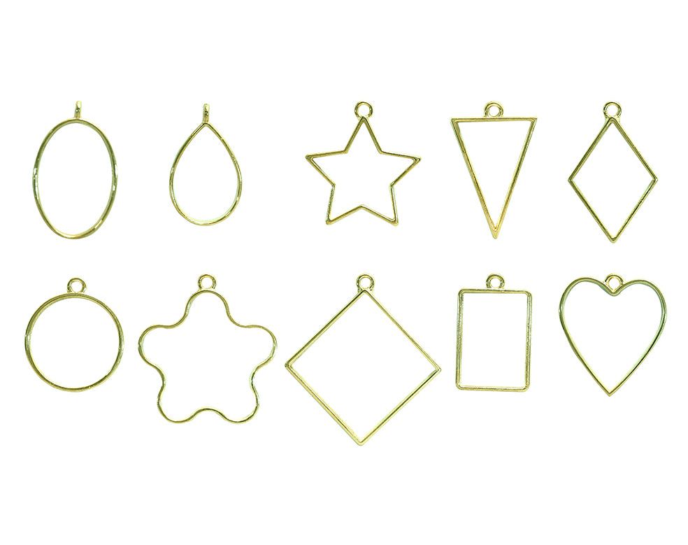 10 In 1 Gold Bezels Set