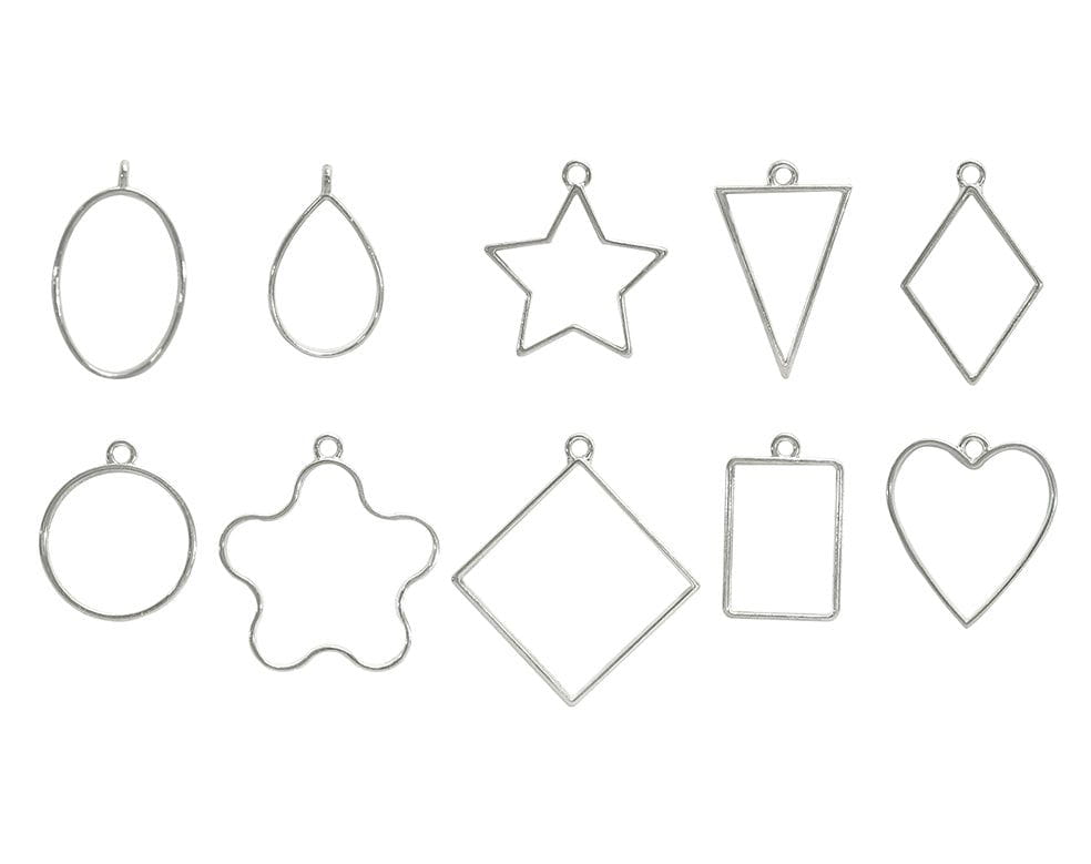 10 In 1 Silver Bezels Set