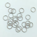 12Mm Silver Cutting Ring (For Keychain) 50Pcs/Pkt