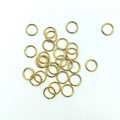 8MM Small Gold Cutting Ring 100Pcs/Pkt