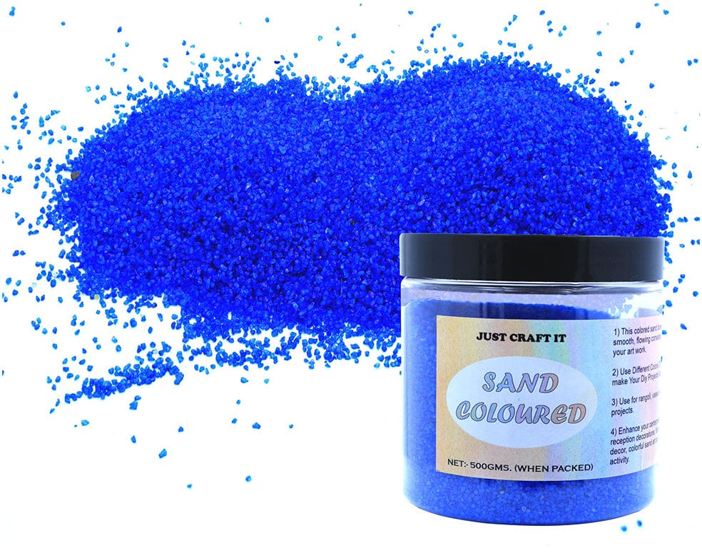 Royal Blue Coloured Sand (500GMS)