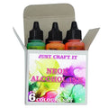 Neon Alchohol Ink