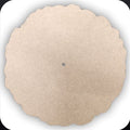 Round Agate Clock Mdf