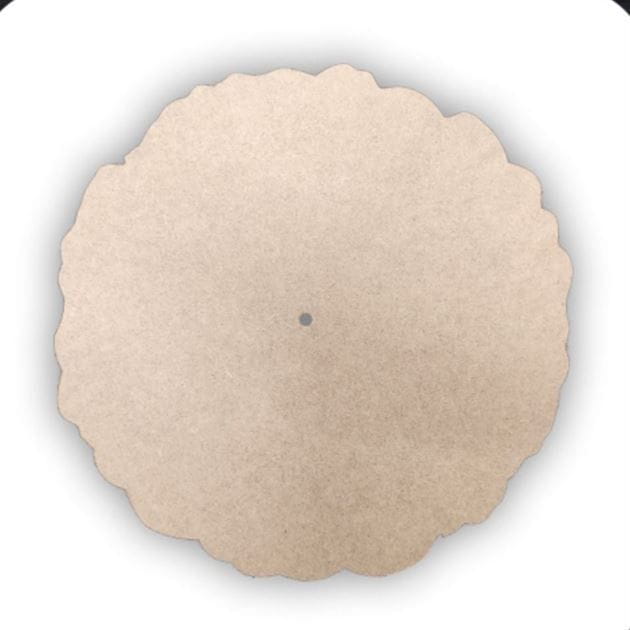 Round Agate Clock Mdf