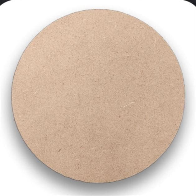 Round Mdf  Plain (4MM THICKNESS)