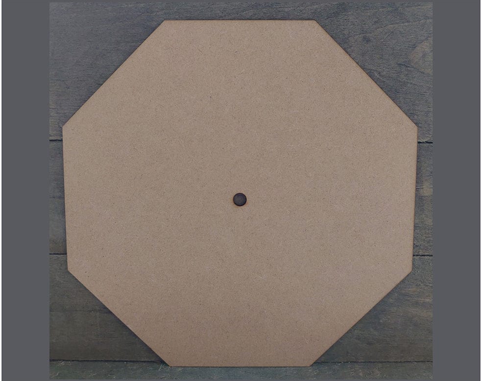 Mdf 12" Octagon Clock