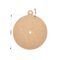 Mdf Round Hanger Clock