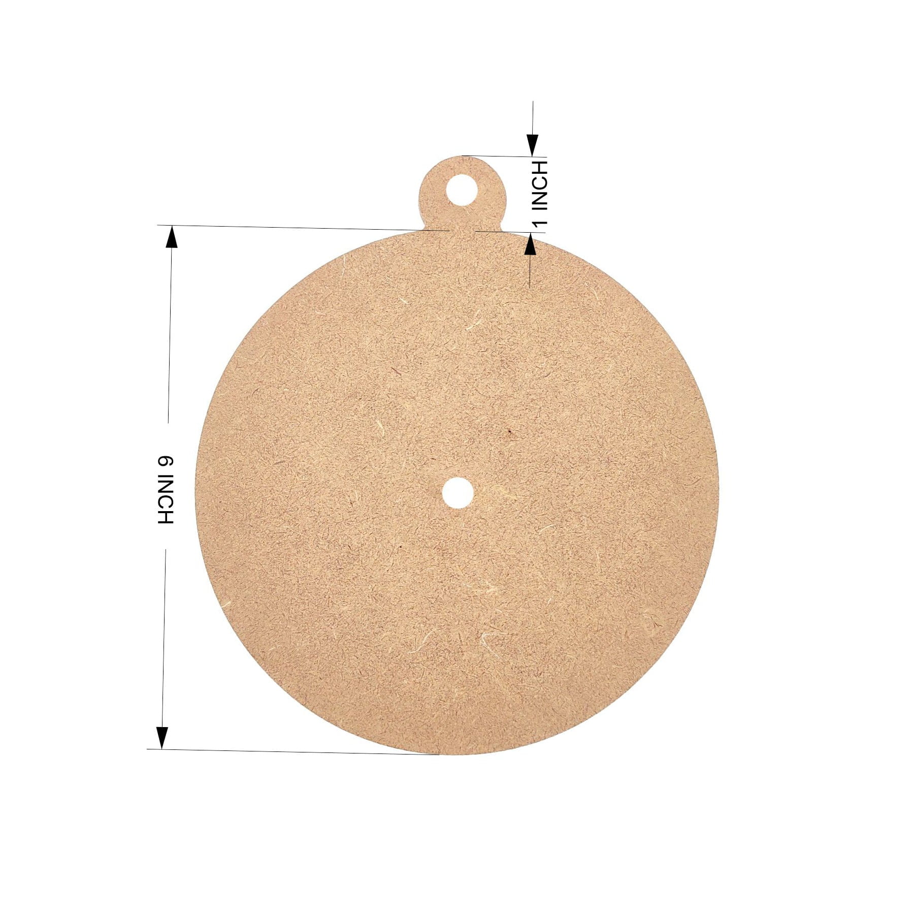 Mdf Round Hanger Clock